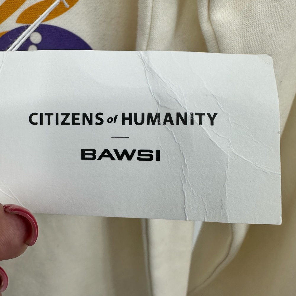 NWT Limited Edition Citizens of Humanity x Bawsi Sweatshirt Womens XL | AS 574 - Picture 4 of 8
